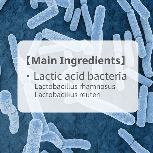 Lactic acid bacteria (Lactobacillus rhamnosus, Lactobacillus reuteri)